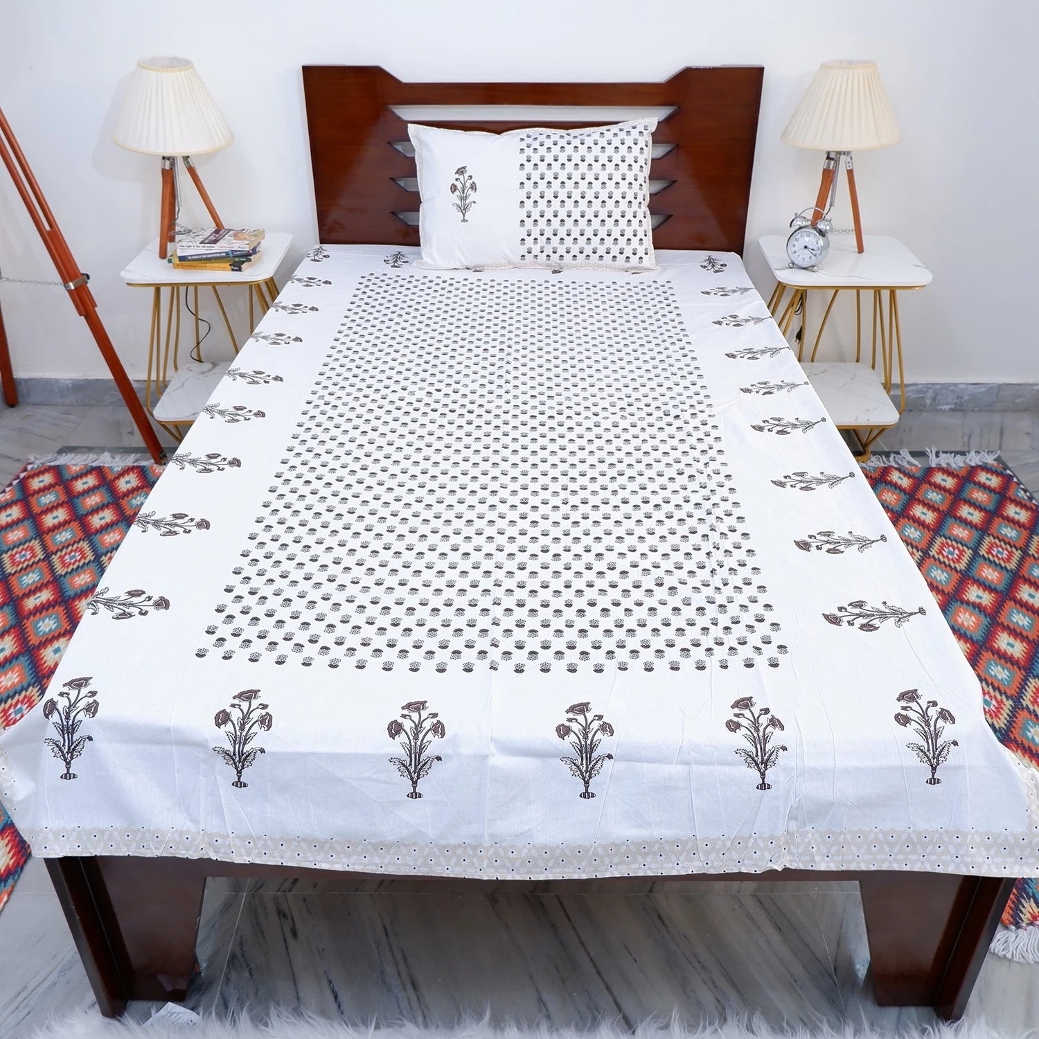 100% Pure Cotton Bed Sheet | Mouni